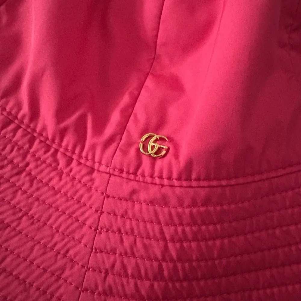 Brand new with tags Gucci Pink Bucket Hat Womens m 57 cm - Picture 2 of 4